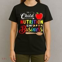 Child Nutrition Is My Business Cute Apple T-Shirt thumb 4