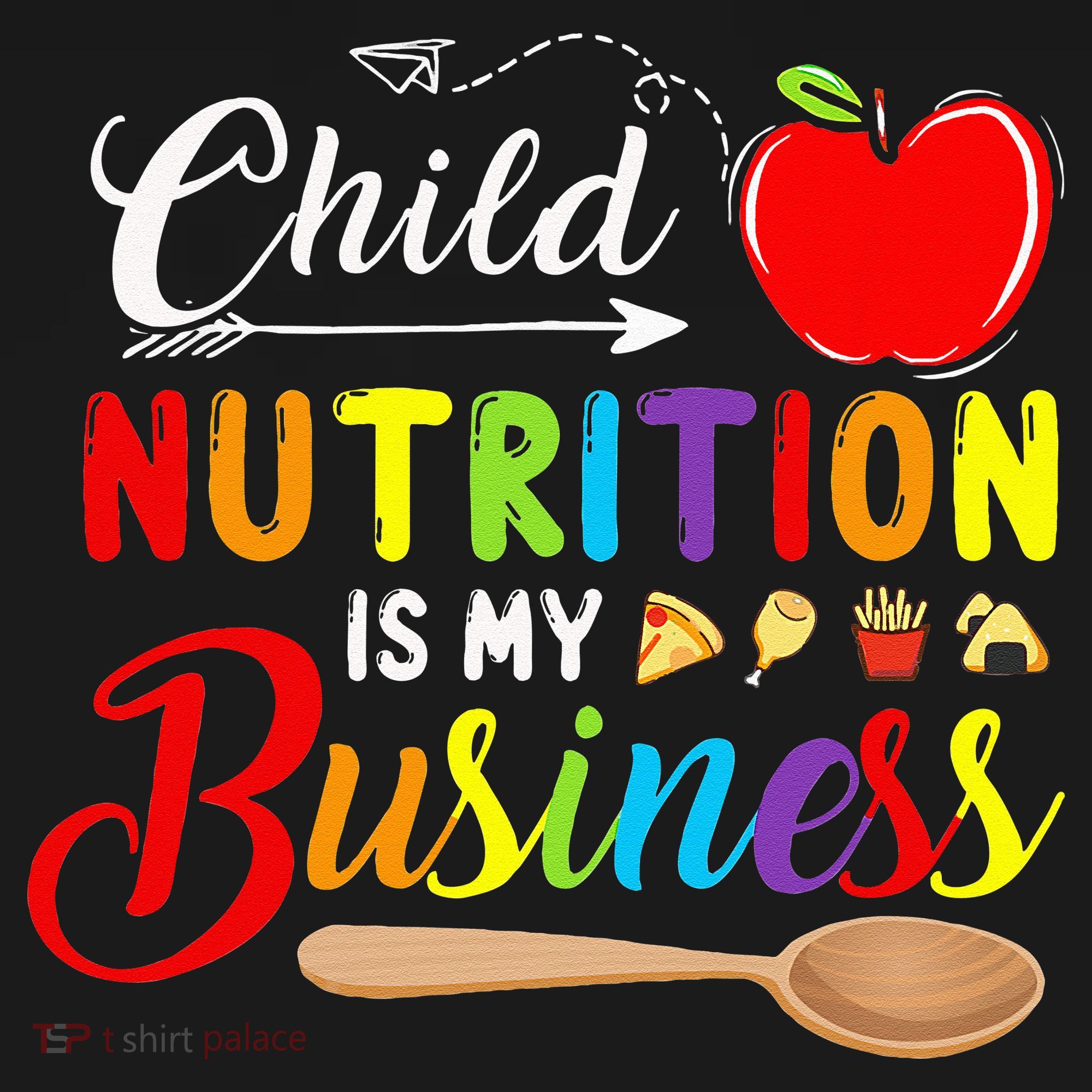 Child Nutrition Is My Business Cute Apple Polo