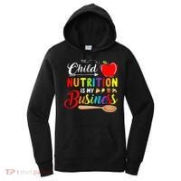 Child Nutrition Is My Business Cute Apple Women's Hoodie thumb 0