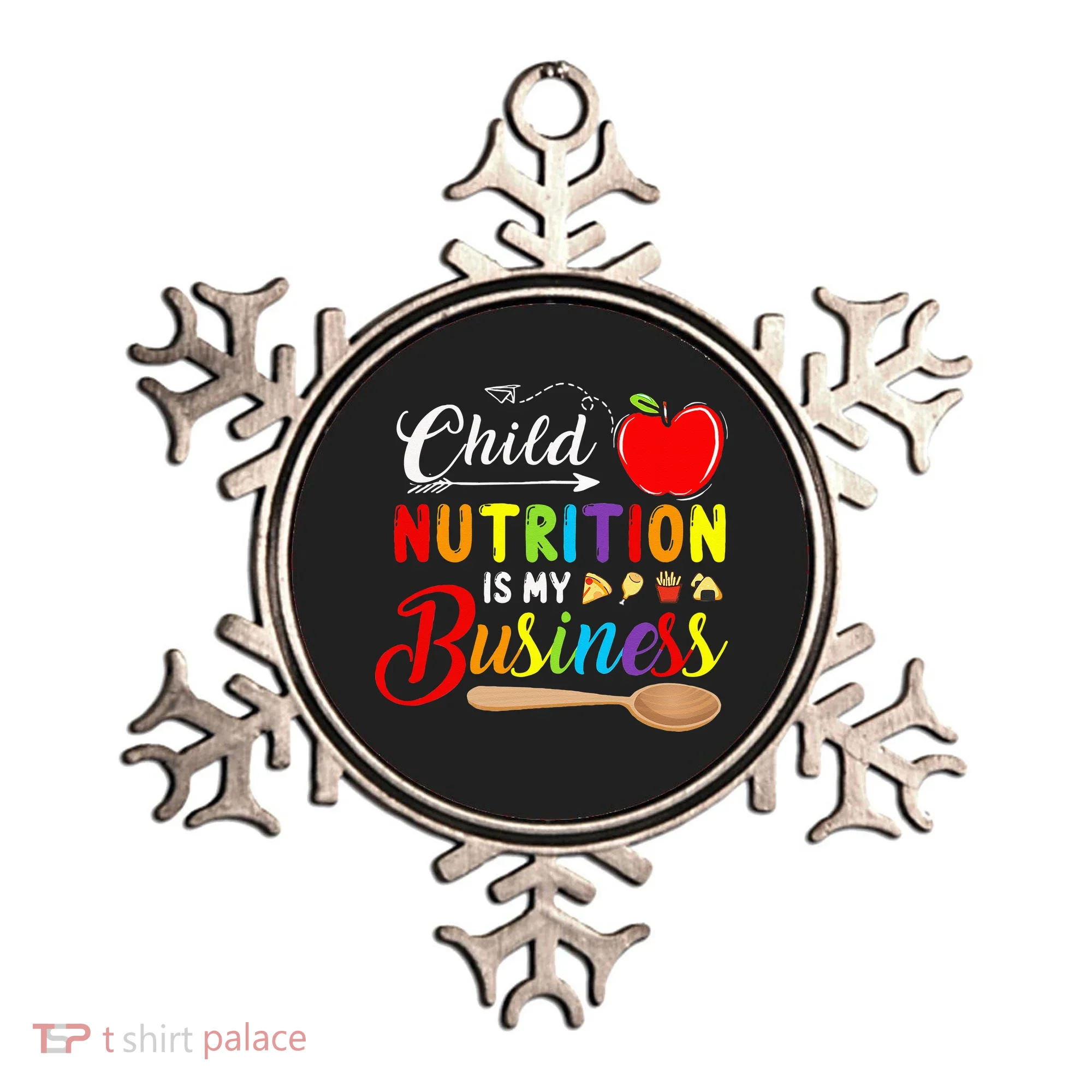 Child Nutrition Is My Business Cute Apple Ornament