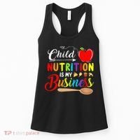 Child Nutrition Is My Business Cute Apple Women's Tank Top thumb 0