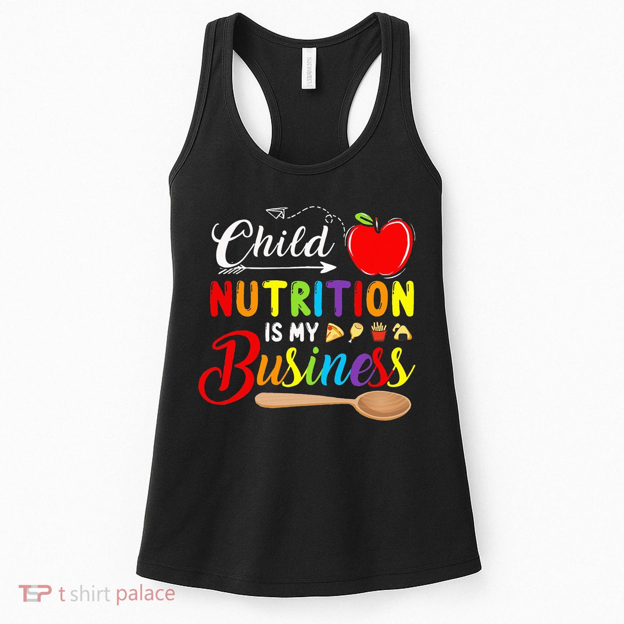 Child Nutrition Is My Business Cute Apple Women's Tank Top