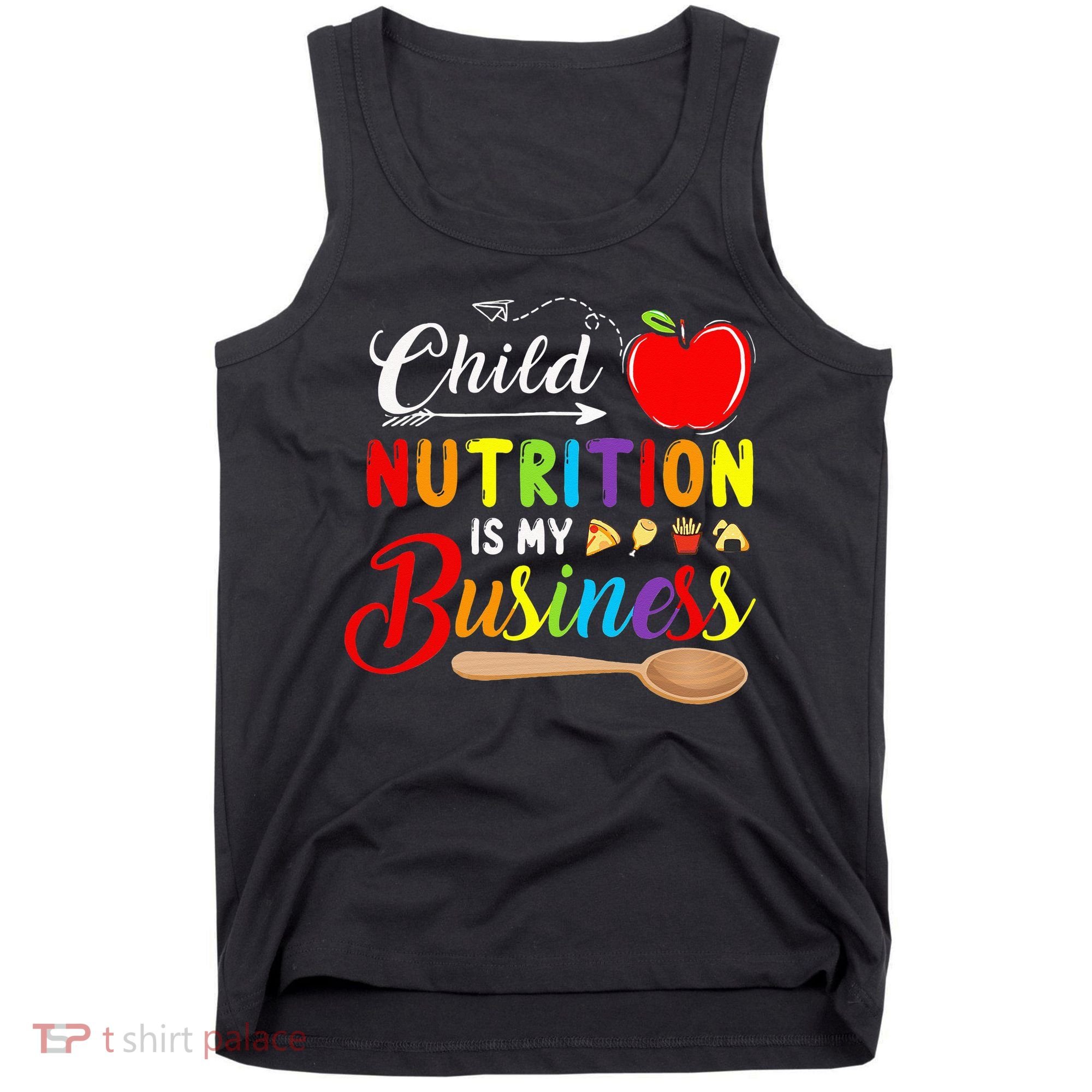 Child Nutrition Is My Business Cute Apple Tank Top