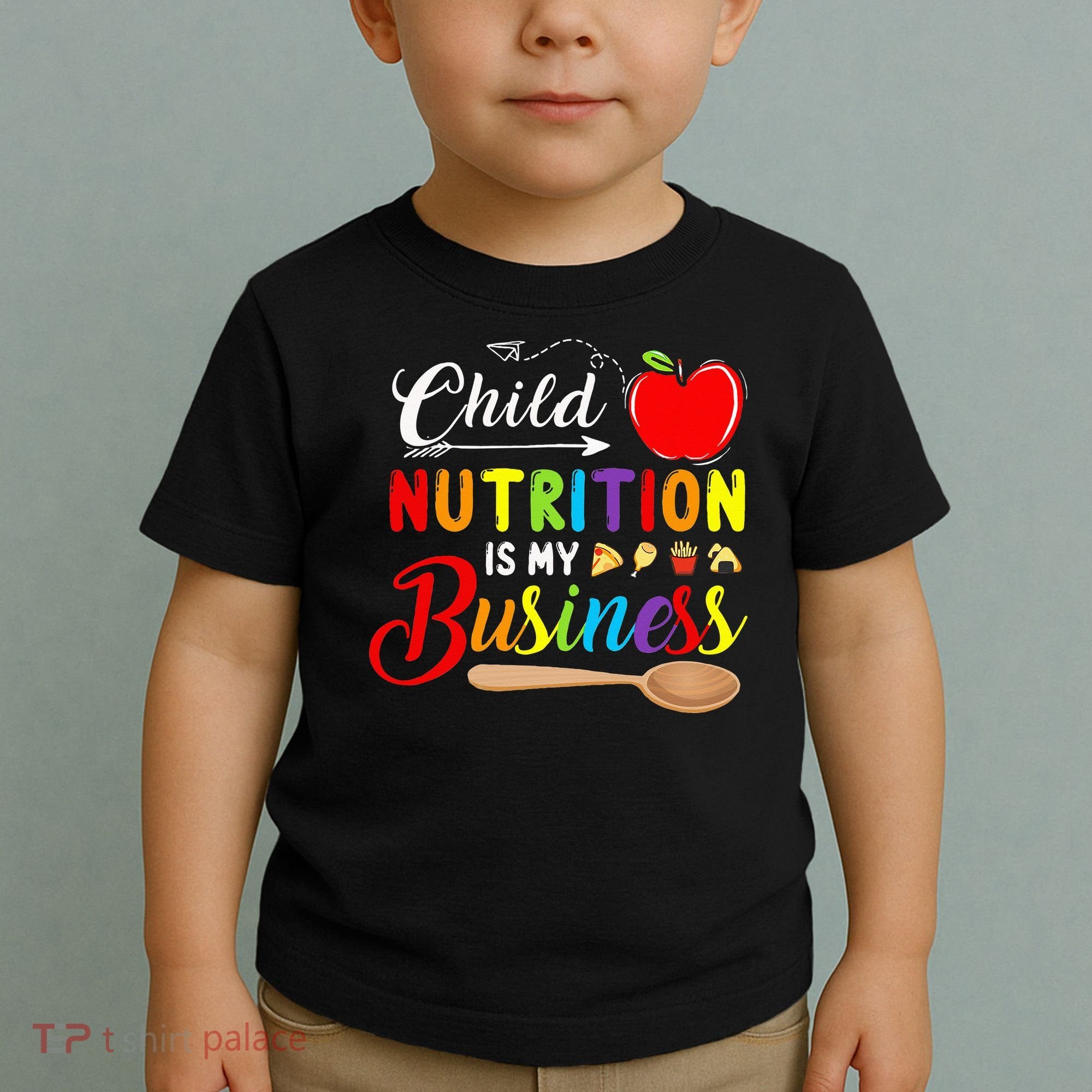 Child Nutrition Is My Business Cute Apple Toddler T-Shirt