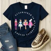 Christmas Nutcracker Is My Favorite Season Matching Family Women's T-Shirt thumb 3