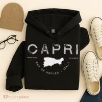 Capri Naples Italy Graphic Hoodie thumb 4