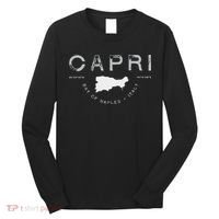 Capri Naples Italy Graphic Long Sleeve Shirt thumb 0