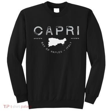 Capri Naples Italy Graphic Sweatshirt