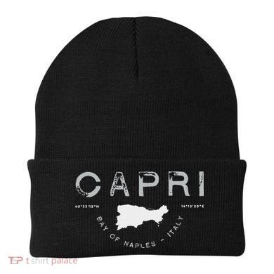 Capri Naples Italy Graphic Beanie