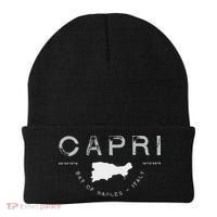 Capri Naples Italy Graphic Beanie thumb 0