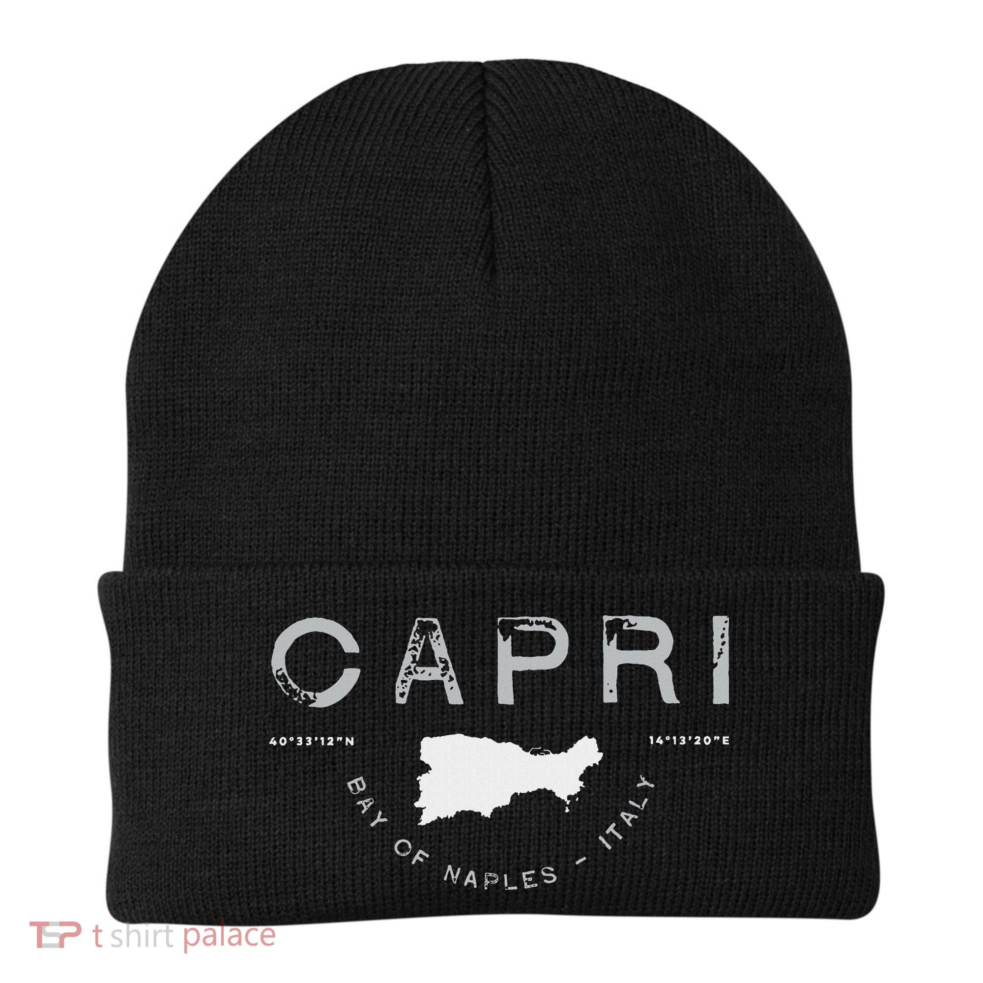 Capri Naples Italy Graphic Beanie