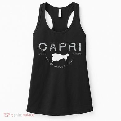 Capri Naples Italy Graphic Women's Tank Top