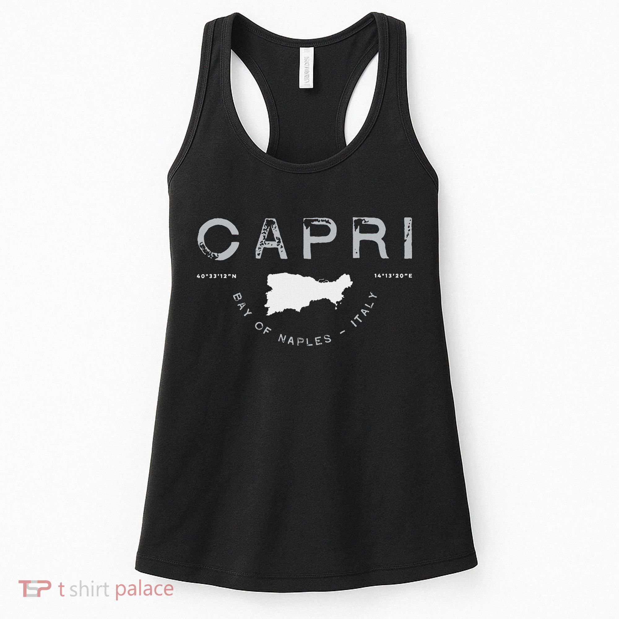 Capri Naples Italy Graphic Women's Tank Top