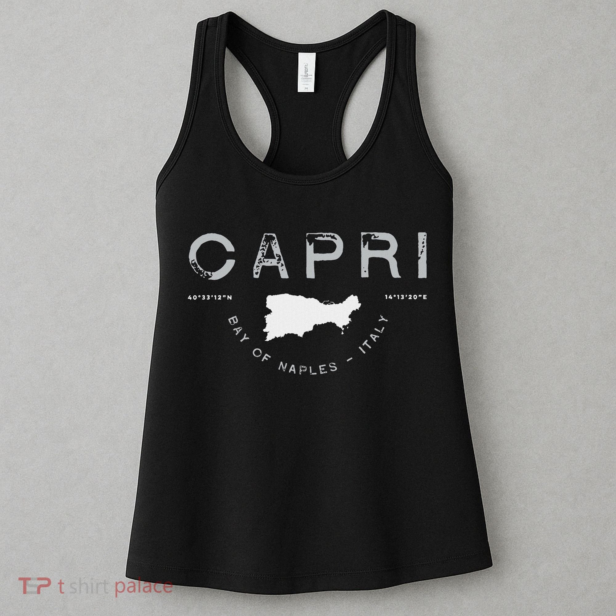 Capri Naples Italy Graphic Women's Tank Top