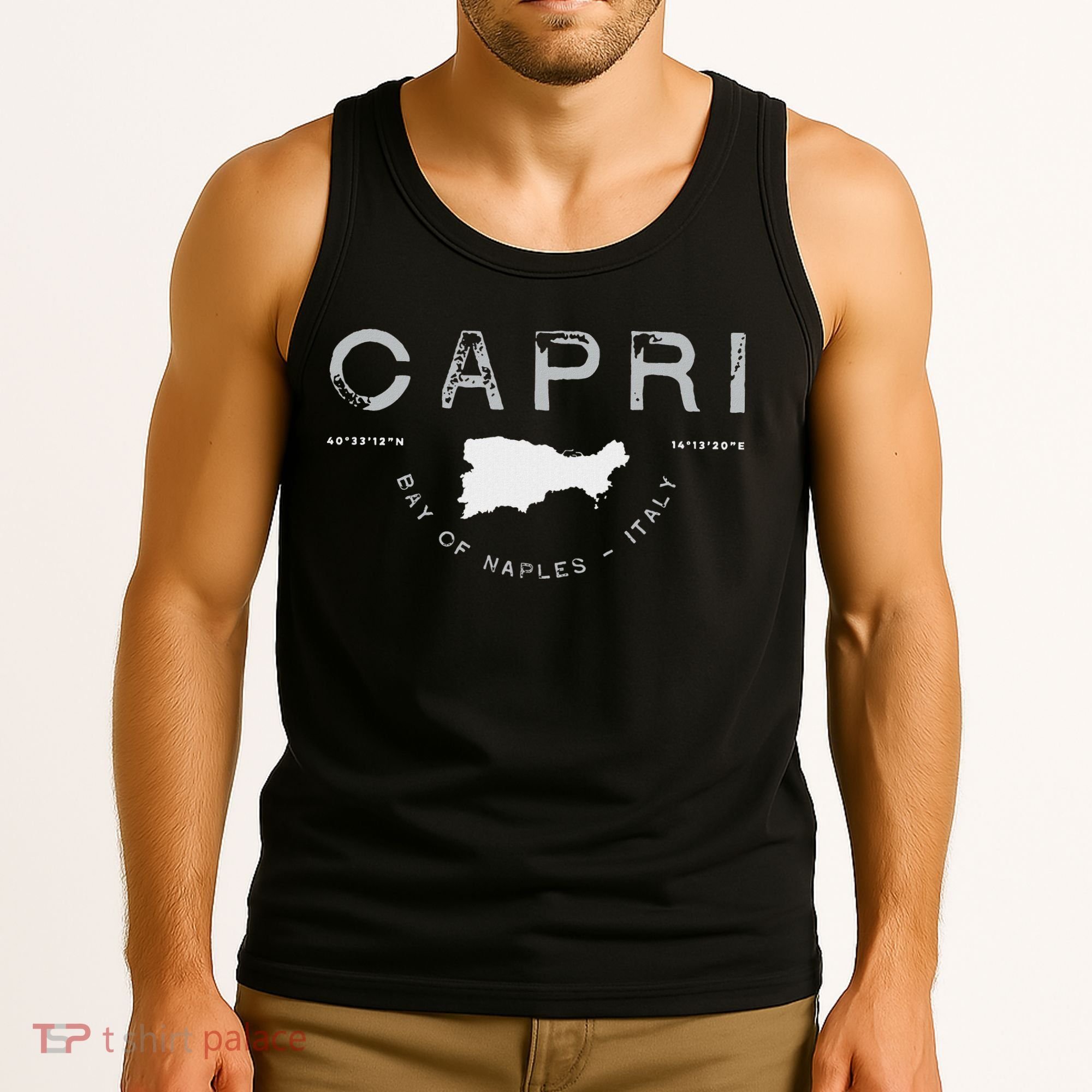 Capri Naples Italy Graphic Tank Top