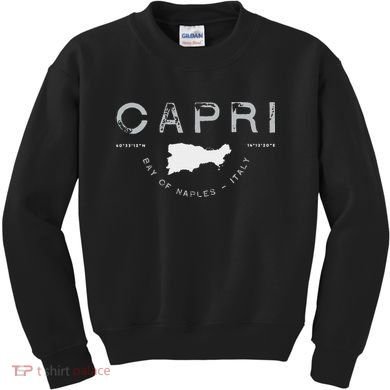 Capri Naples Italy Graphic Kids Sweatshirt