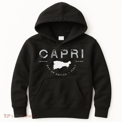 Capri Naples Italy Graphic Kids Hoodie