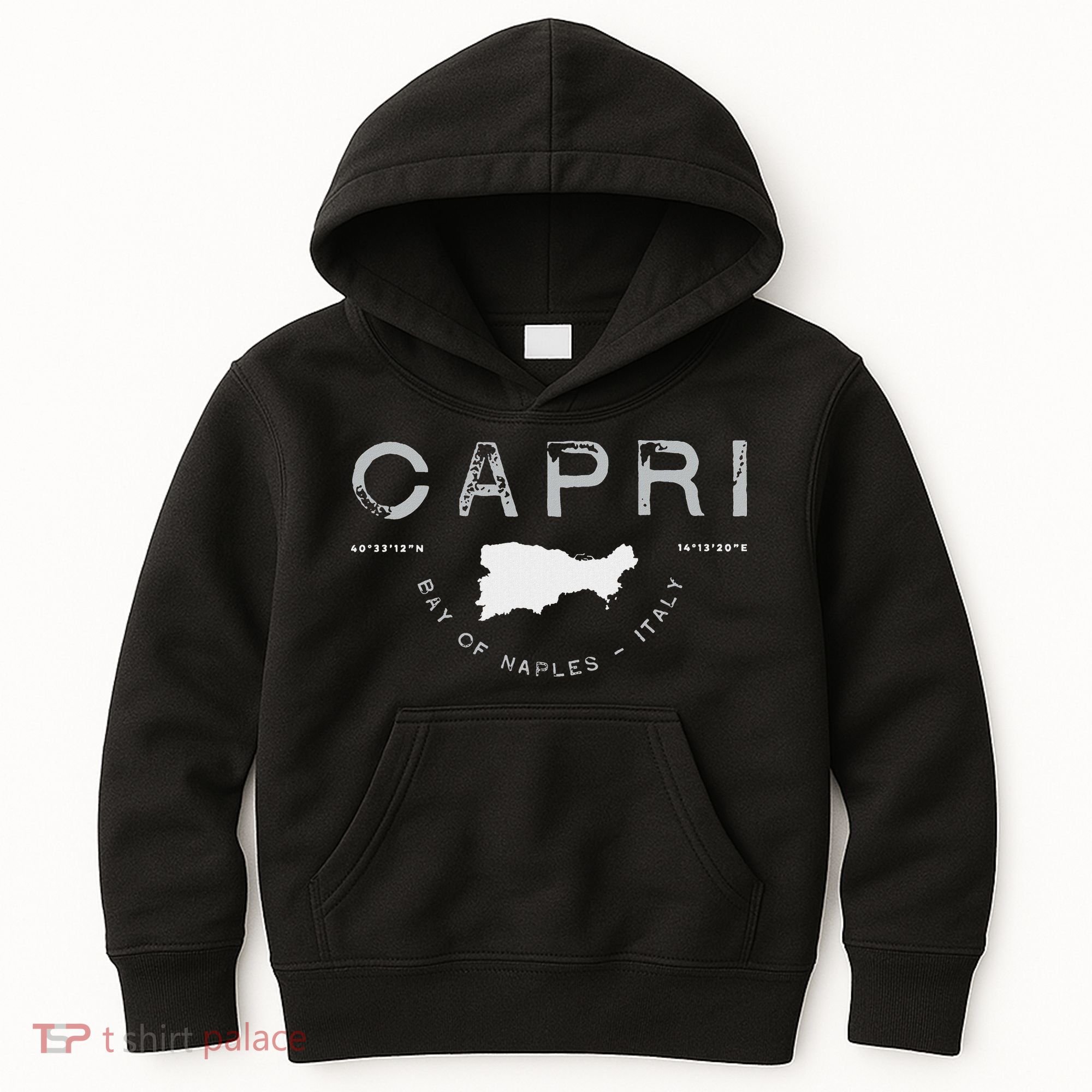 Capri Naples Italy Graphic Kids Hoodie