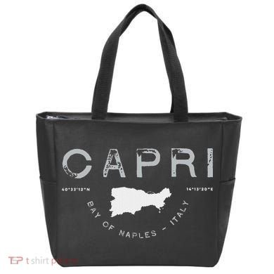 Capri Naples Italy Graphic Tote Bag