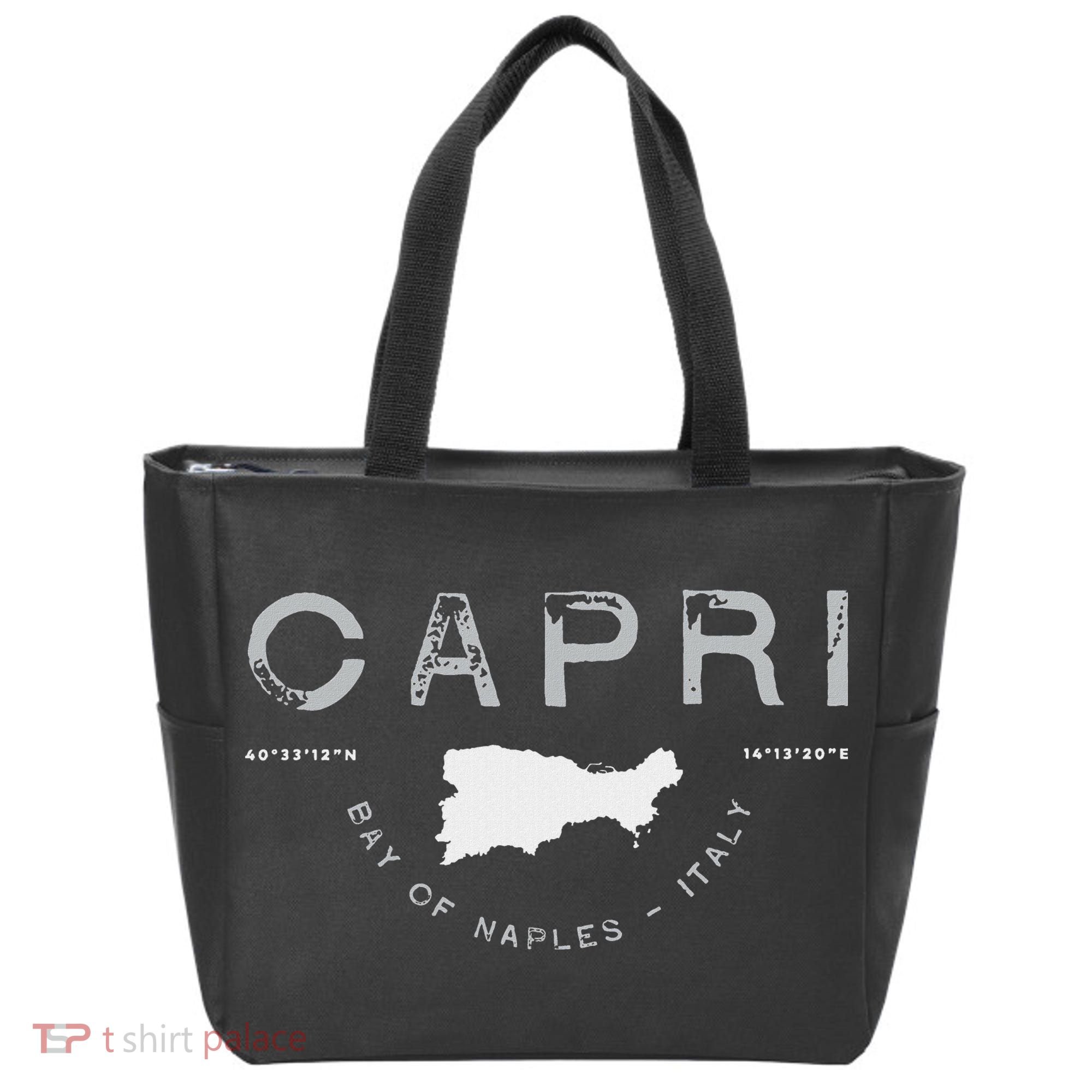Capri Naples Italy Graphic Tote Bag