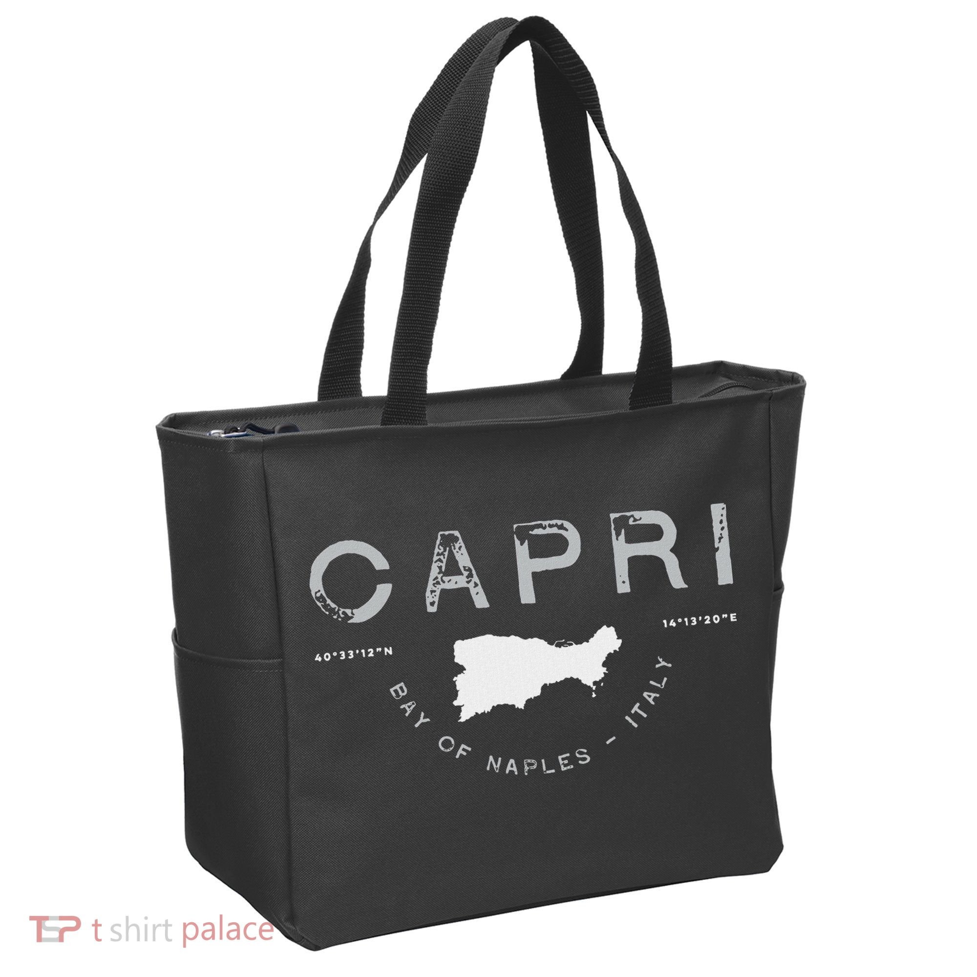 Capri Naples Italy Graphic Tote Bag