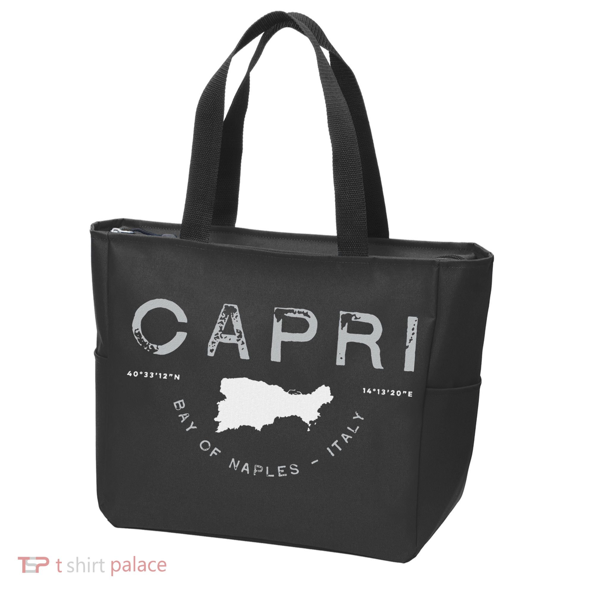 Capri Naples Italy Graphic Tote Bag