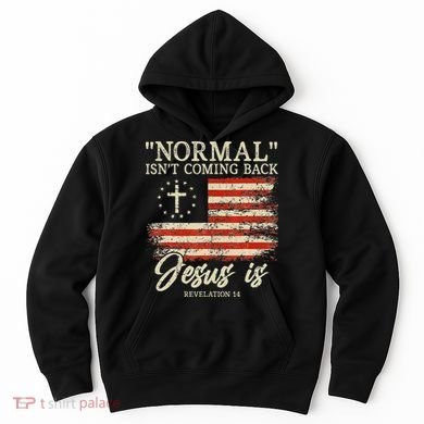 Christian Normal Isnt Coming Back Jesus Is Gift Hoodie