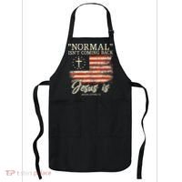 Christian Normal Isnt Coming Back Jesus Is Gift Apron thumb 0
