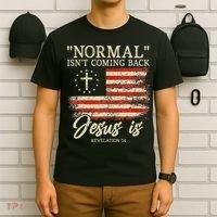 Christian Normal Isnt Coming Back Jesus Is Gift T-Shirt thumb 6