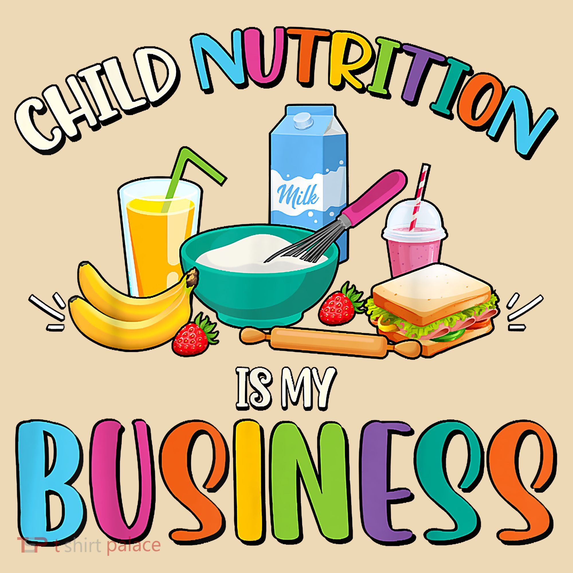 Child Nutrition Is My Business Cafeteria Worker Lunch Lady Women's Tank Top