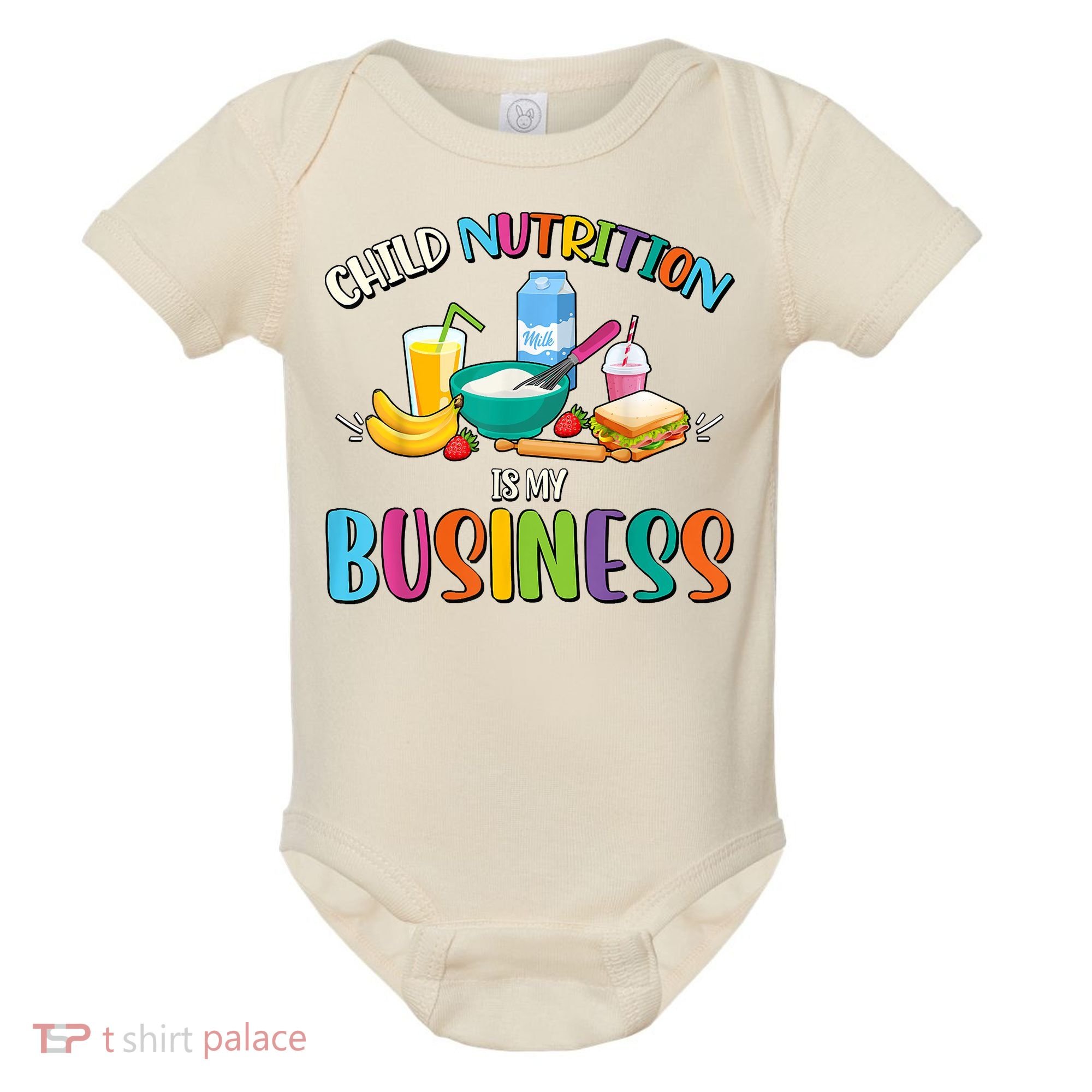 Child Nutrition Is My Business Cafeteria Worker Lunch Lady Baby Bodysuit