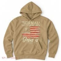 Christian Normal Isn't Coming Back Jesus Is Gift Hoodie thumb 0