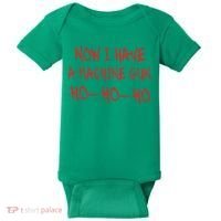 Christmas Now I Have A Machine Gun Ho Ho Ho Baby Bodysuit thumb 0