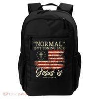 Christian Normal IsnT Coming Back Jesus Is Gift Backpack thumb 0