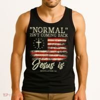 Christian Normal IsnT Coming Back Jesus Is Gift Tank Top thumb 3