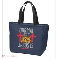 Christian Normal Isn't Coming Back Jesus Is Revelation Tote Bag thumb 3