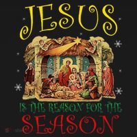 Christmas Nativity Jesus Is The Reason For The Season Manger Women's Tank Top thumb 5
