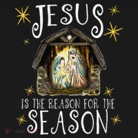 Christmas Nativity Jesus Is The Reason For The Season Manger Women's Tank Top thumb 5