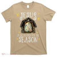 Christmas Nativity Jesus Is The Reason For The Season Manger T-Shirt thumb 0