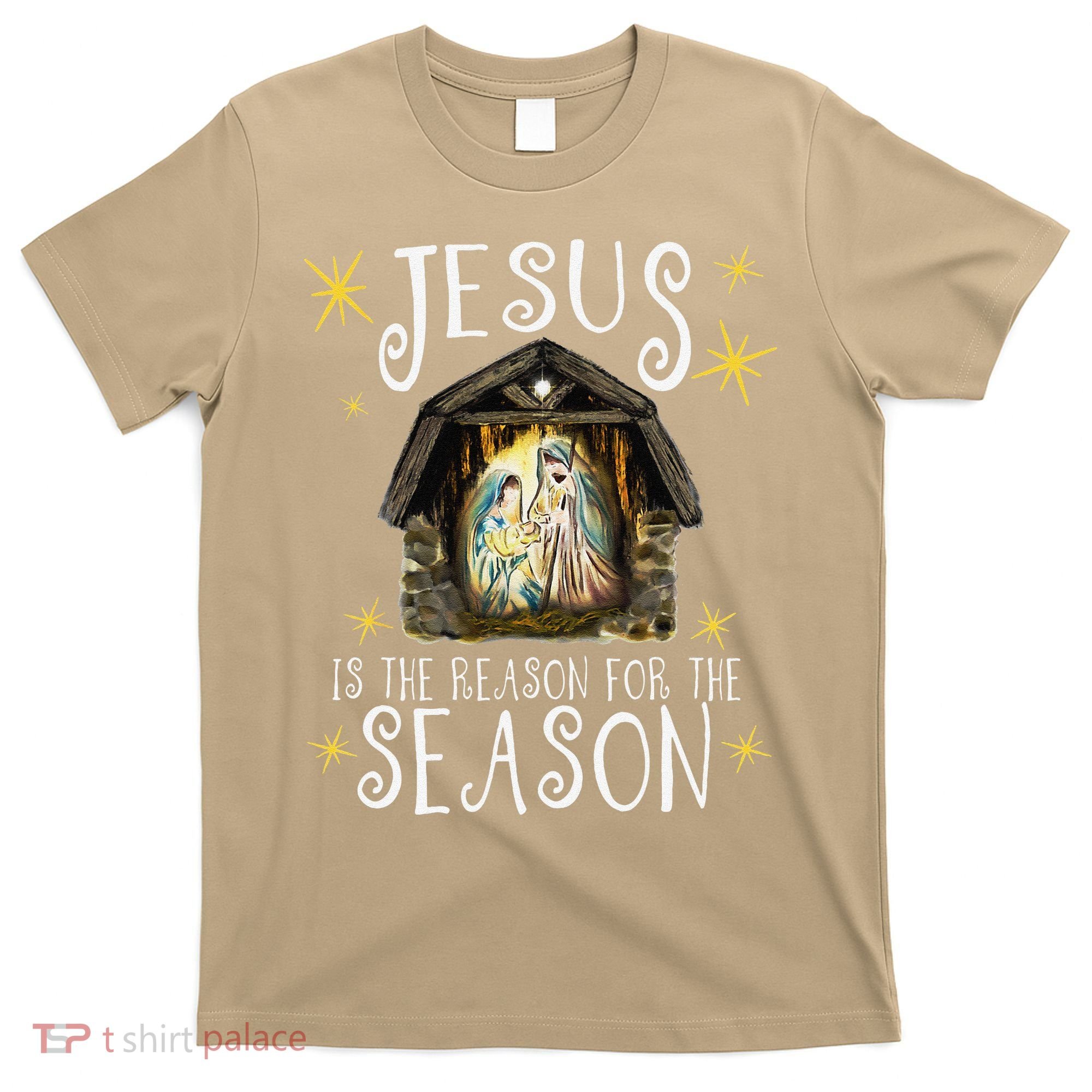 Christmas Nativity Jesus Is The Reason For The Season Manger T-Shirt