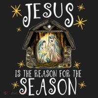 Christmas Nativity Jesus Is The Reason For The Season Ger Gift Beanie thumb 2