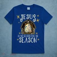 Christmas Nativity Jesus Is The Reason For The Season Ger Gift T-Shirt thumb 5