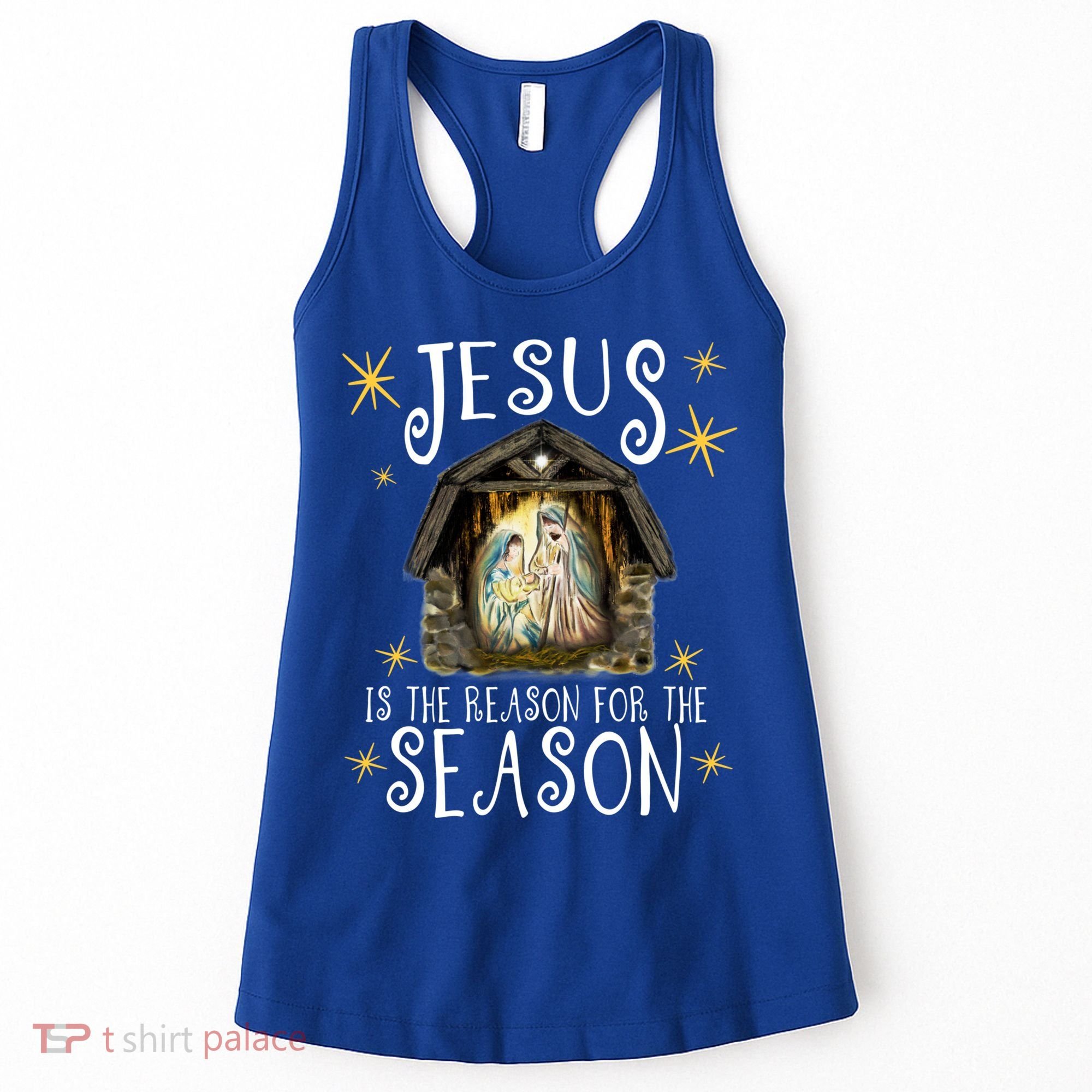 Christmas Nativity Jesus Is The Reason For The Season Ger Gift Women's Tank Top