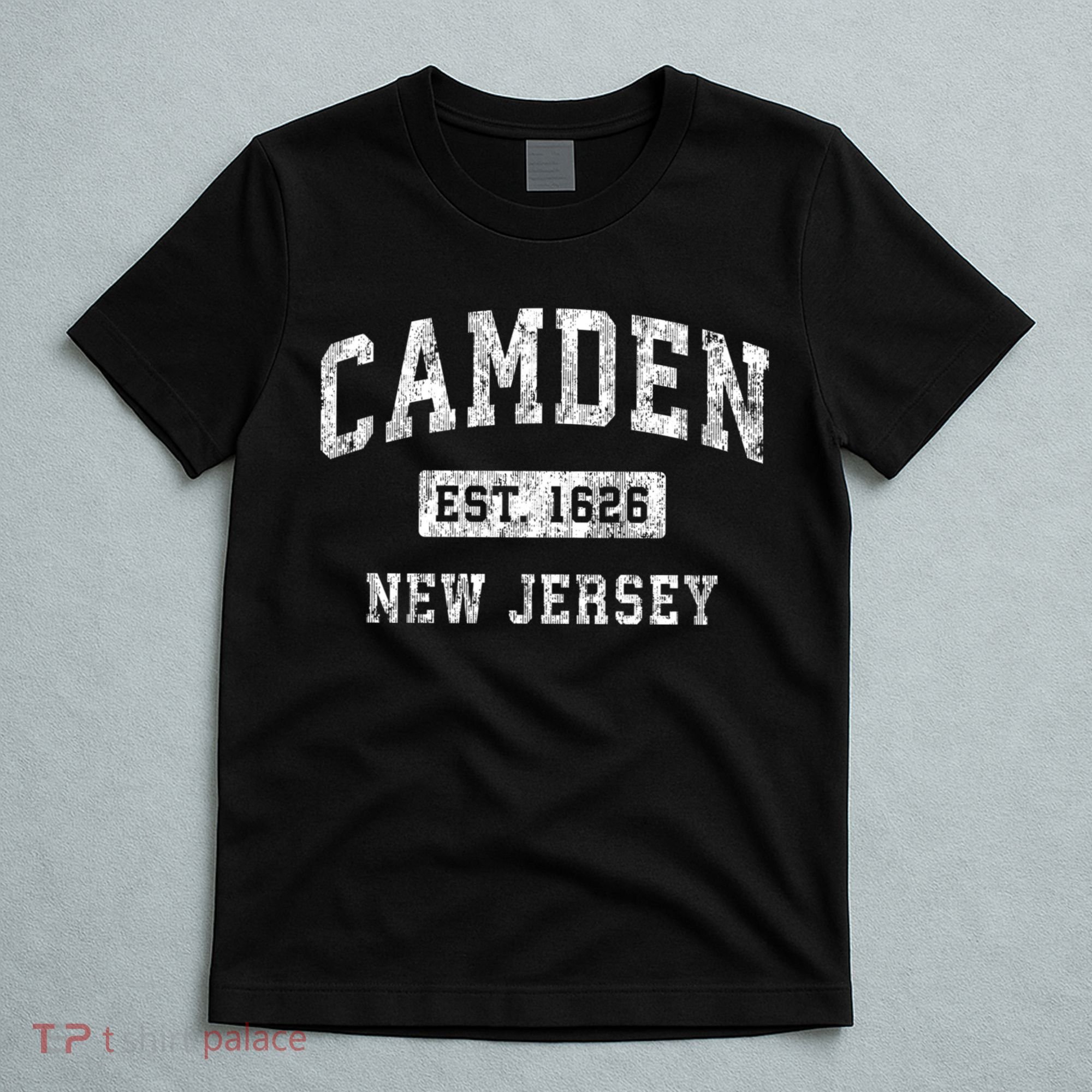 Camden New Jersey Nj Vintage Established Sports T-Shirt