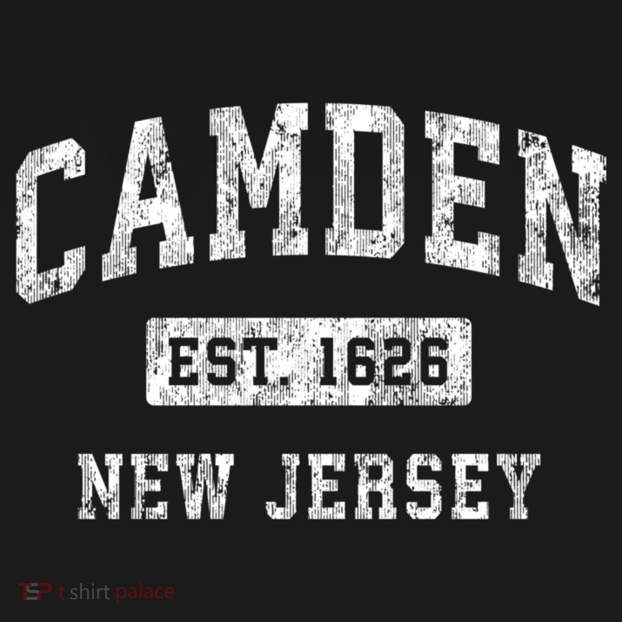 Camden New Jersey Nj Vintage Established Sports T-Shirt