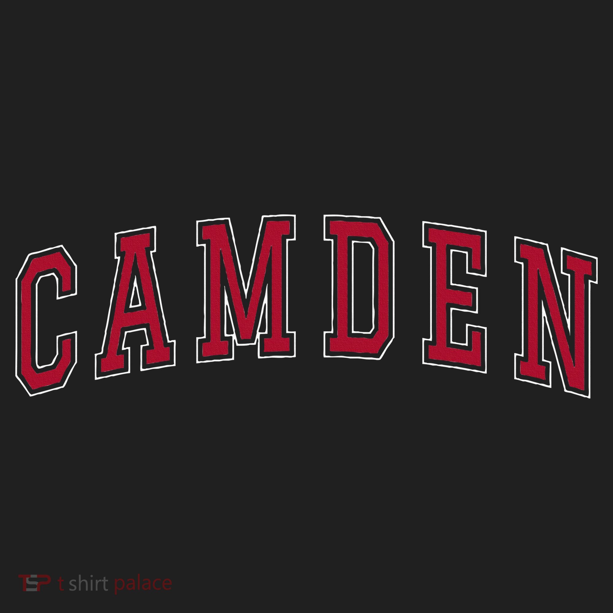 Camden New Jersey Souvenir Sport College Style Text Women's Sweatshirt