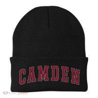 Camden New Jersey Souvenir Sport College Style Text Beanie thumb 0