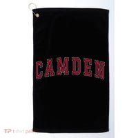 Camden New Jersey Souvenir Sport College Style Text Golf Towel thumb 0