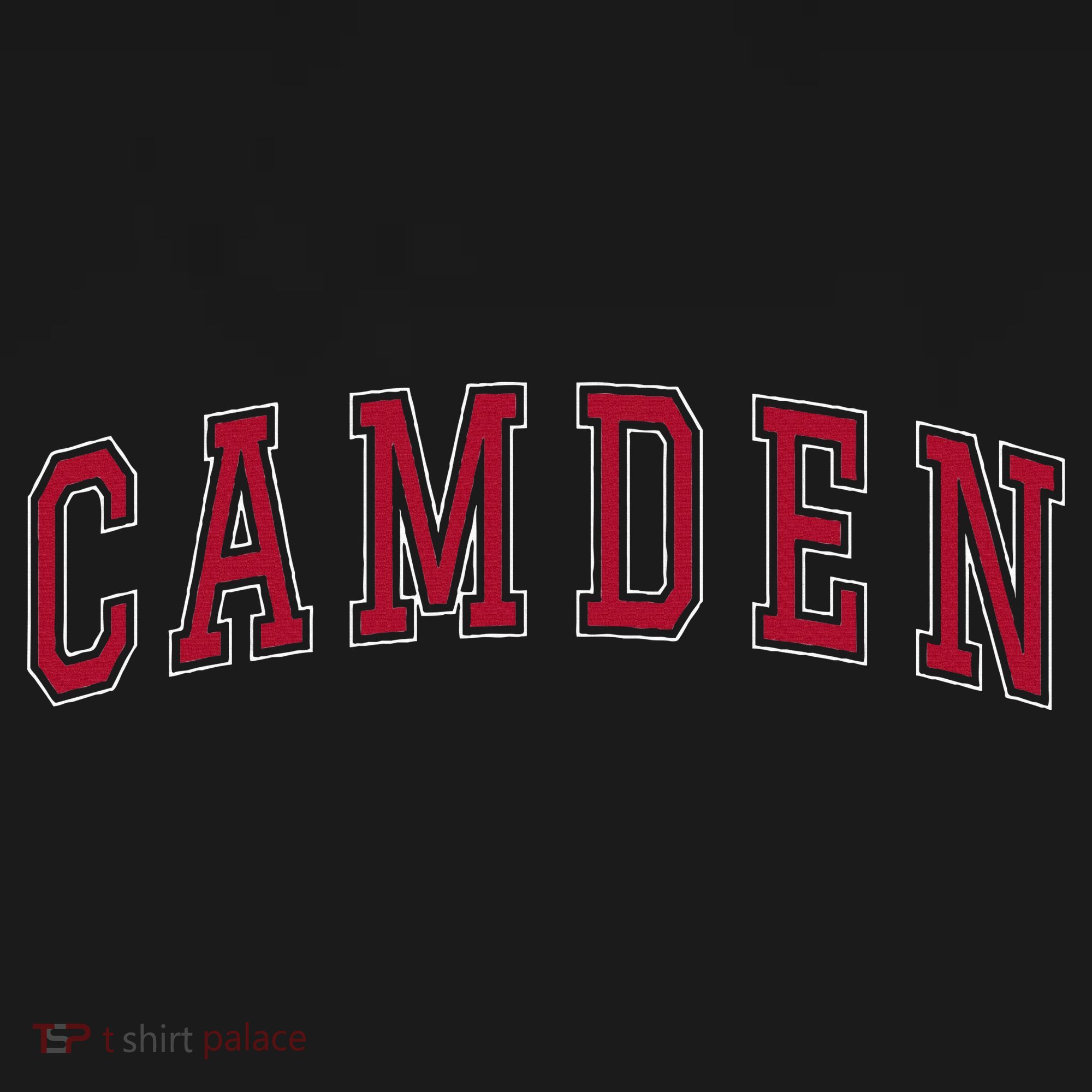 Camden New Jersey Souvenir Sport College Style Text Toddler T-Shirt