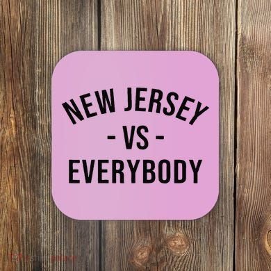 Cute New Jersey Vs Everybodys Gift Coaster